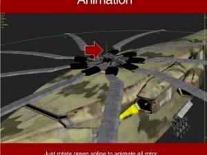 zigzain transport helicopter 3D Модель