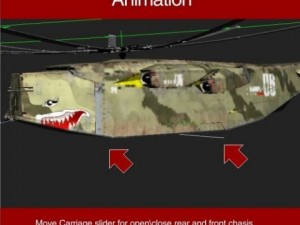 zigzain transport helicopter 3D Модель