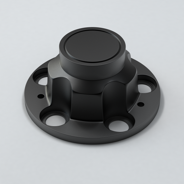 chevrolet rally wheel center hub cap 5x127 3D 프린트 모델 .c4d .max .obj .3ds .fbx .stl .blend 