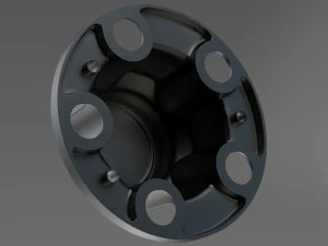 chevrolet rally wheel center hub cap 5x127 3D Print Model