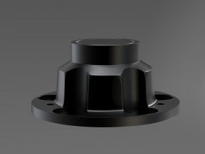 chevrolet rally wheel center hub cap 5x127 3D 프린트 모델