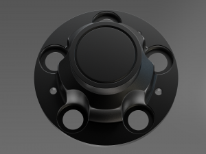 chevrolet rally wheel center hub cap 5x127 3D 프린트 모델