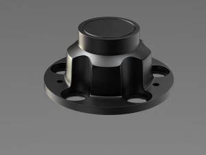 chevrolet rally wheel center hub cap 5x127 3D 프린트 모델