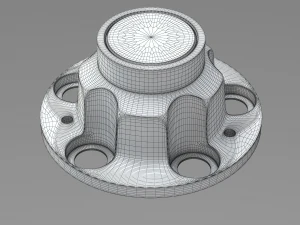 chevrolet rally wheel center hub cap 5x127 3D Print Model