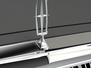 lincoln town car hood ornament emblem 3d printable 3D Print Model