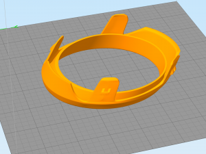 Mazda 5 fog lamp bezel cover trims spare part 3D printable model Modello 3D