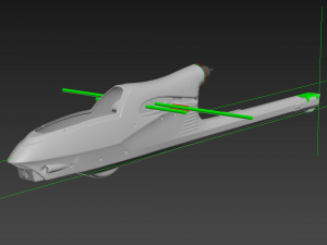 Volantex Ranger 2000 body 3D Scan creative kit 3D Model