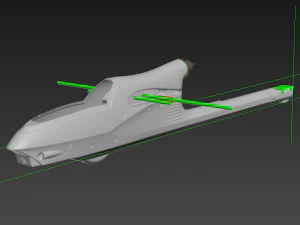 Volantex Ranger 2000 body 3D Scan creative kit 3D Model