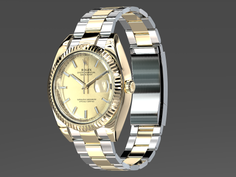Rulex Oyster Perpetual Datejust 3D Model