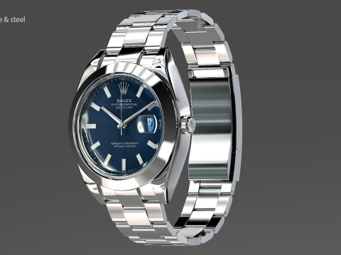 Rulex Oyster Perpetual Datejust 3D Model