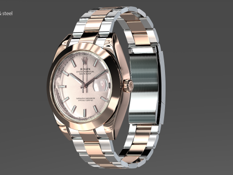 Rulex Oyster Perpetual Datejust 3D Model