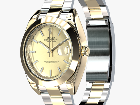 Rulex Oyster Perpetual Datejust 3D Model