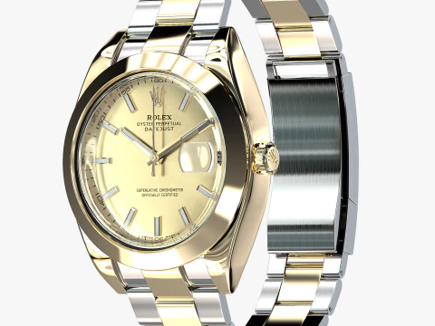 Rulex Oyster Perpetual Datejust 3D Model