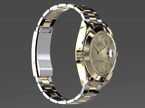 Rulex Oyster Perpetual Datejust 3D Model
