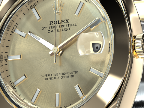 Rulex Oyster Perpetual Datejust 3D Model