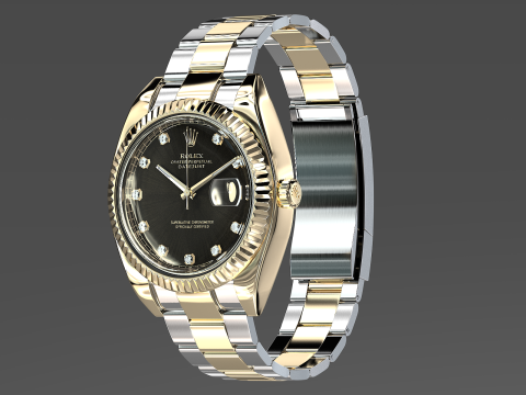 Rulex Oyster Perpetual Datejust 3D Model