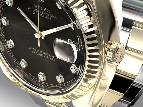 Rulex Oyster Perpetual Datejust 3D Model