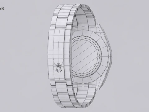 Rulex Oyster Perpetual Datejust 3D Model