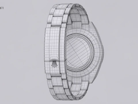 Rulex Oyster Perpetual Datejust 3D Model
