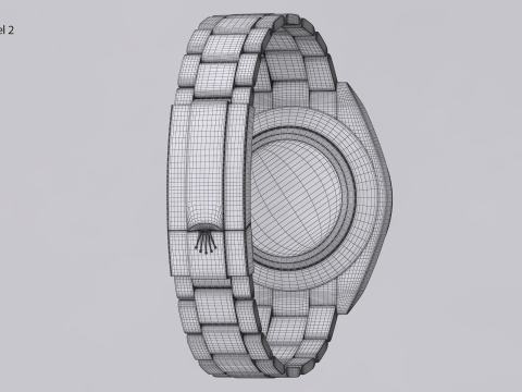 Rulex Oyster Perpetual Datejust 3D Model
