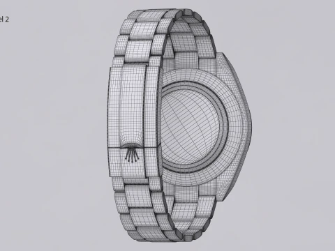 Rulex Oyster Perpetual Datejust 3D Model
