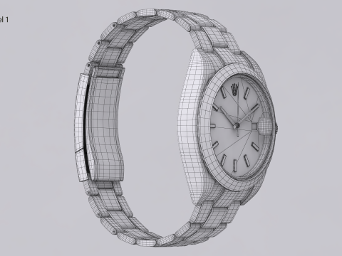 Rulex Oyster Perpetual Datejust 3D Model