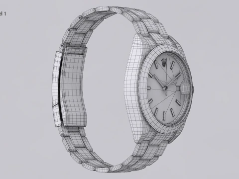 Rulex Oyster Perpetual Datejust 3D Model