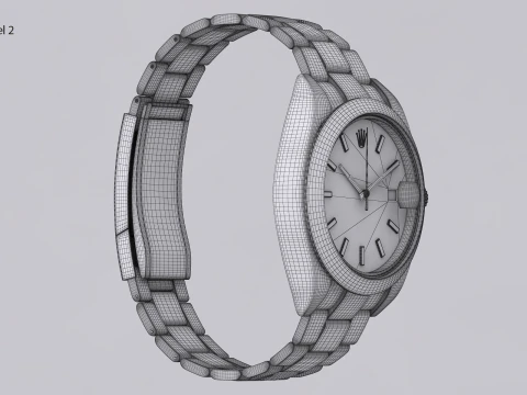 Rulex Oyster Perpetual Datejust 3D Model