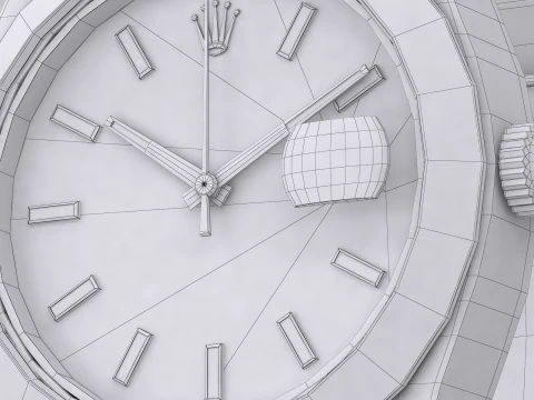 Rulex Oyster Perpetual Datejust 3D Model