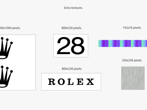 Rulex Oyster Perpetual Datejust 3D Model