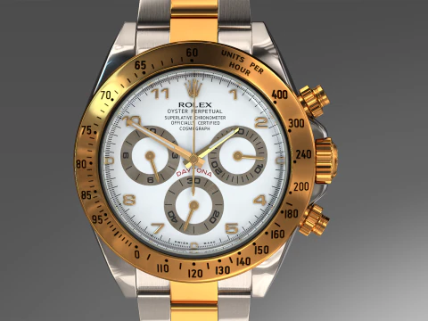 Rulex Oyster Perpetual Cosmograph Daytona 3D Model