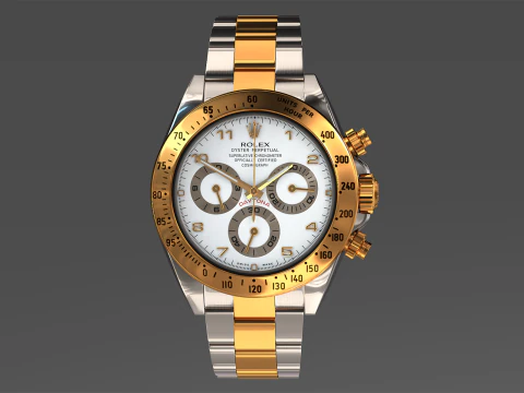 Rulex Oyster Perpetual Cosmograph Daytona 3D Model