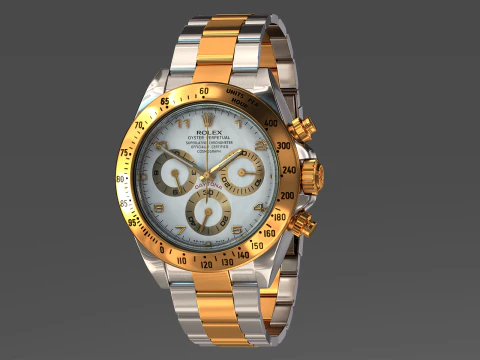 Rulex Oyster Perpetual Cosmograph Daytona 3D Model