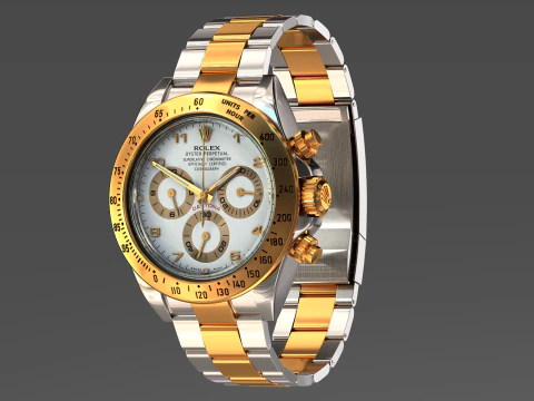 Rulex Oyster Perpetual Cosmograph Daytona 3D Model