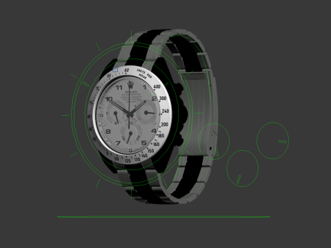 Rulex Oyster Perpetual Cosmograph Daytona 3D-Modell