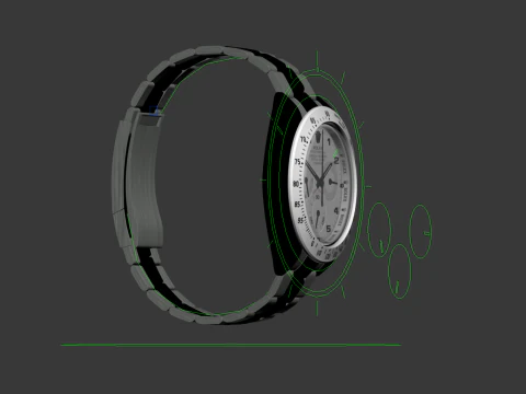 Rulex Oyster Perpetual Cosmograph Daytona 3D Model