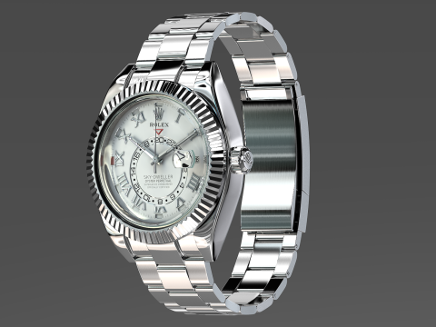 Rulex Oyster Perpetual Sky-Dweller Model 3D