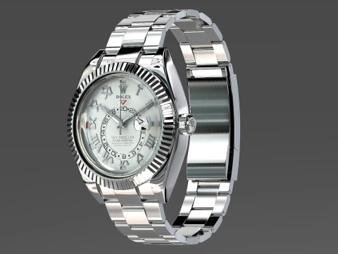 Rulex Oyster Perpetual Sky-Dweller 3D Model