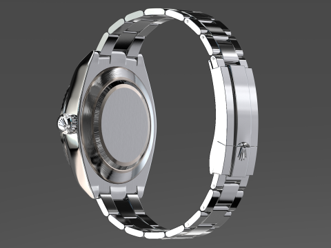 Rulex Oyster Perpetual Sky-Dweller Model 3D