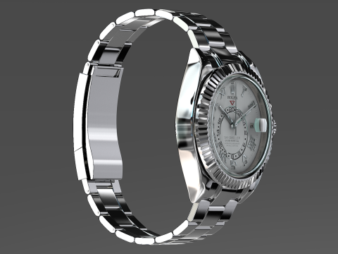 Rulex Oyster Perpetual Sky-Dweller Model 3D