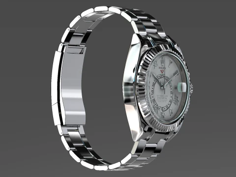 Rulex Oyster Perpetual Sky-Dweller 3D Model