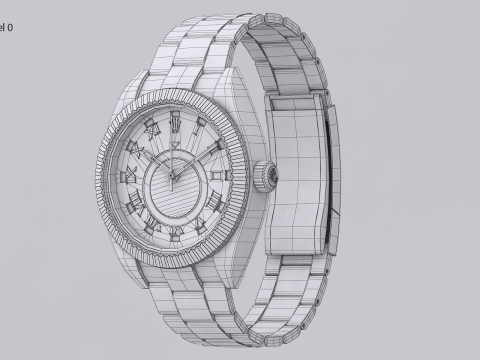 Rulex Oyster Perpetual Sky-Dweller Model 3D