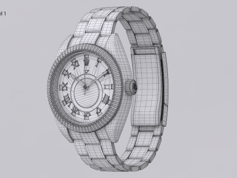 Rulex Oyster Perpetual Sky-Dweller Model 3D