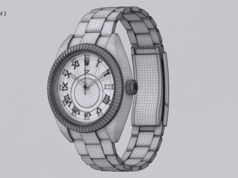 Rulex Oyster Perpetual Sky-Dweller Model 3D