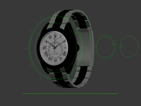 Rulex Oyster Perpetual Sky-Dweller Model 3D