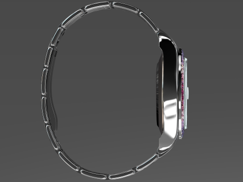 Rulex Oyster Perpetual Pearlmaster 39 sapphire 3D Модель