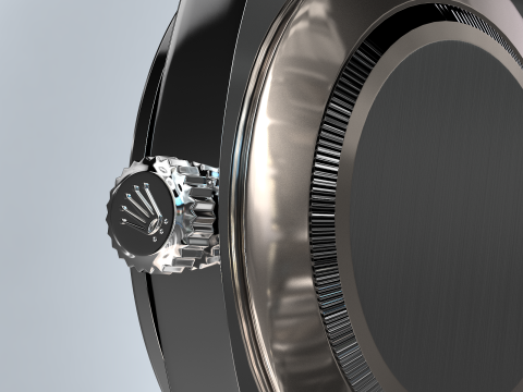 Rulex Oyster Perpetual Pearlmaster 39 sapphire 3D Модель