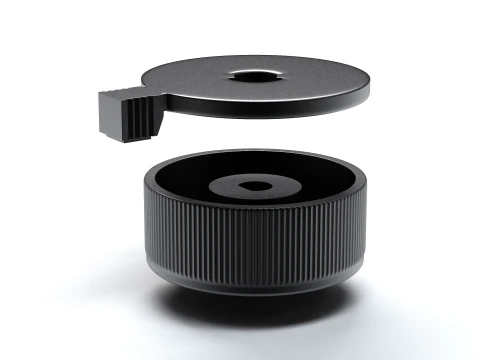 A2753 radio receiver knob GAZ-24 kit for 3D printing 3D Print Model