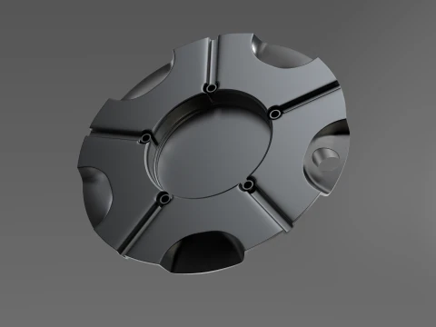 Tapa central de tapa de rueda Hyundai para impresi&oacute;n 3D Modelo de impresión 3D