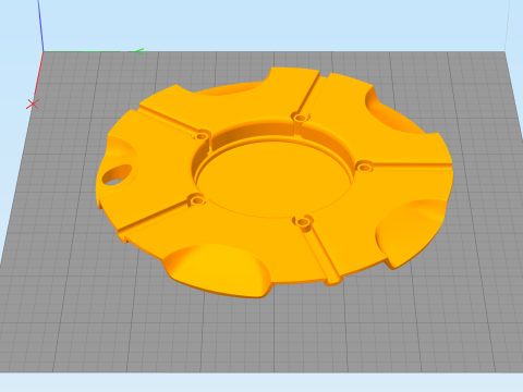 Hyundai wheelcap centercap for 3D Printing Model do druku 3D
